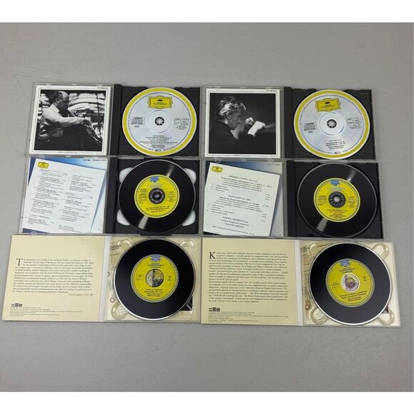 Vintage Lot Of 6 Classical Music Album CDs from DGG Deutsche Grammophon Karajan - Picture 3 of 4